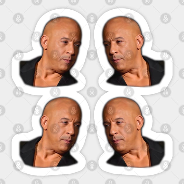 Vin Diesel - Celebrities - Actor -  2020 | Stickers #1 Sticker by Semenov